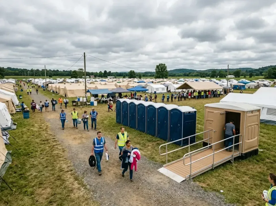 disaster-relief-camp-restrooms-010 — frequently asked questions, Dumpster & Portable Bathrooms Rental in Webster City, IA